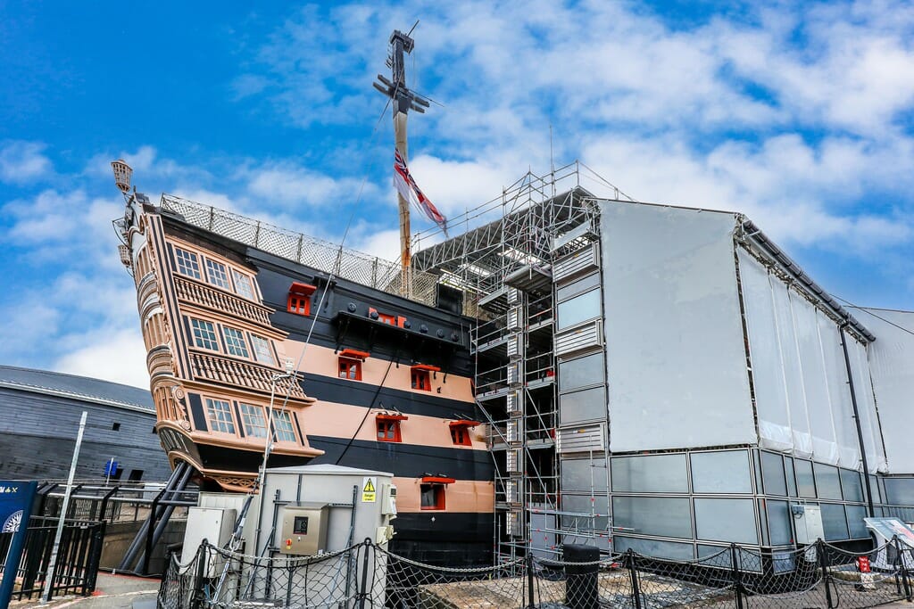 Wireless fire protection provided by Taurus Hyfire for the historical HMS Victory museum ship