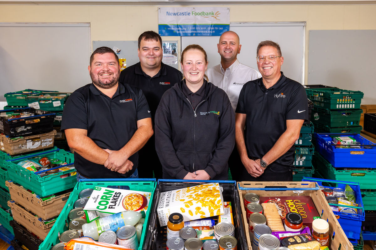 Hyfire and Advanced to the Rescue  with New Fire System for Newcastle Foodbank