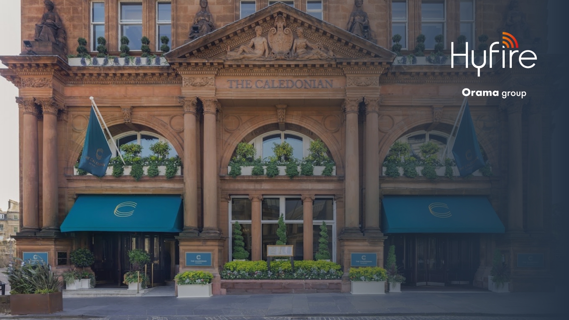 The historic Waldorf Astoria Hotel in Edinburgh receives a prestigious upgrade to Hyfire’s Wireless System